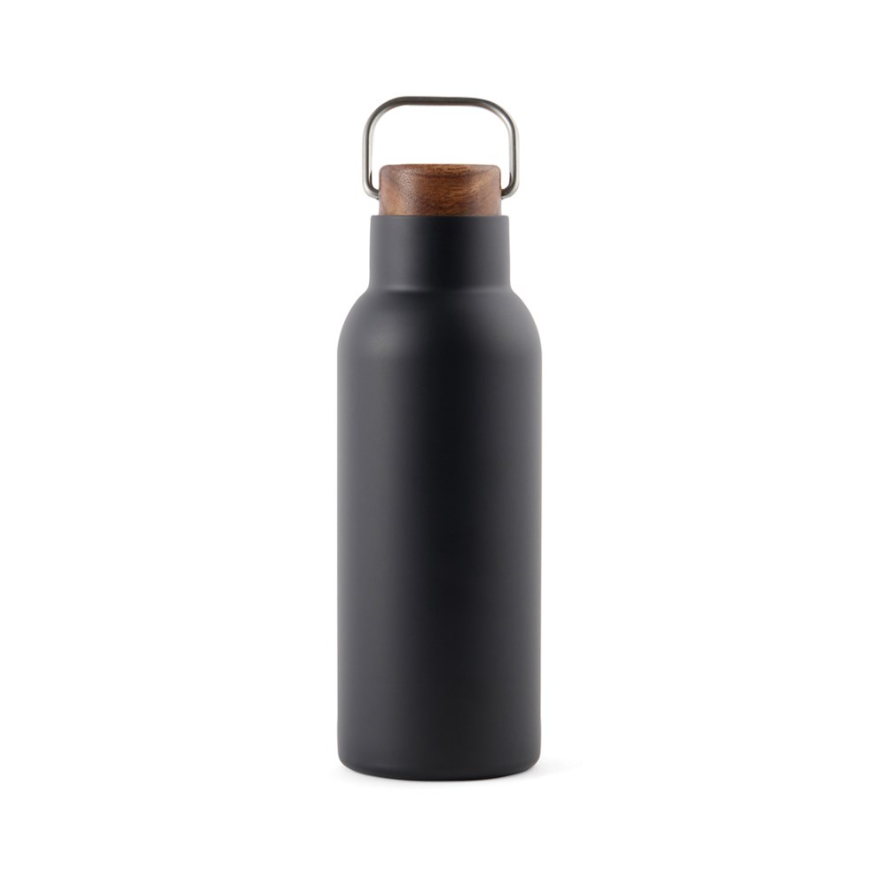 VINGA Ciro RCS genanvendt stål vakuumflaske 580 ML - sort (± PMS Black c)
