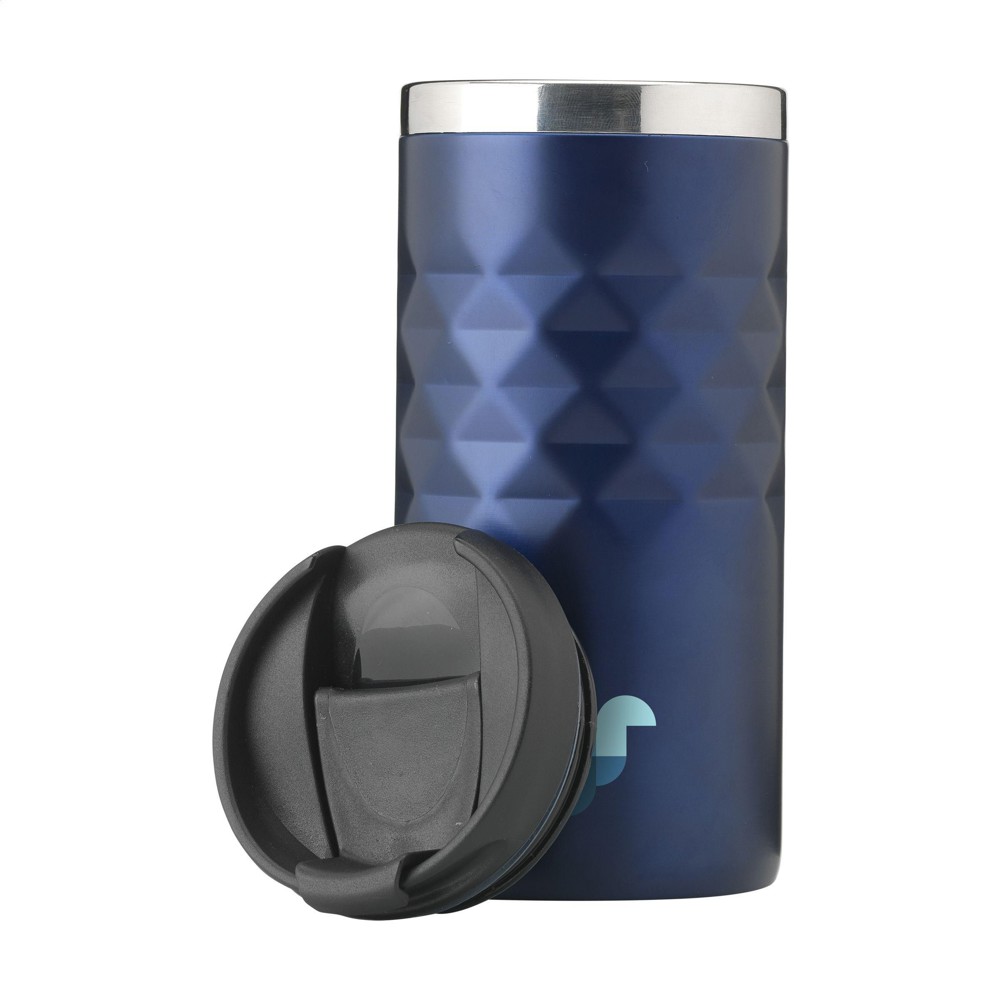 Geometric Mug RCS Recycled Steel 280 ml termokrus