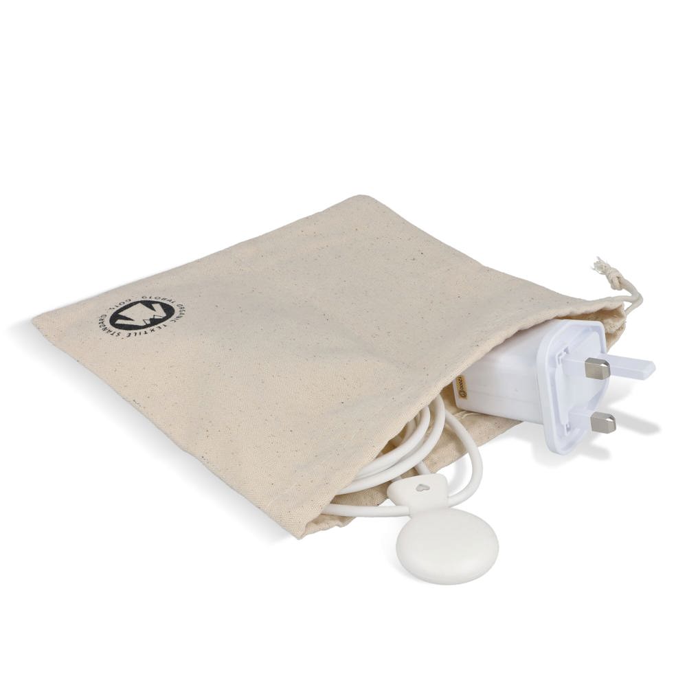 2090 - Xoopar Mr Bio langt opladningskabel + britisk stikadapter