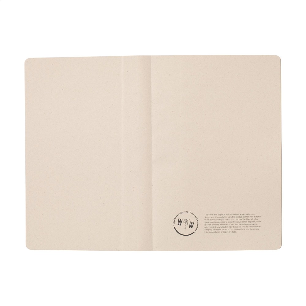 Sugarcane Notebook A5 notesbog