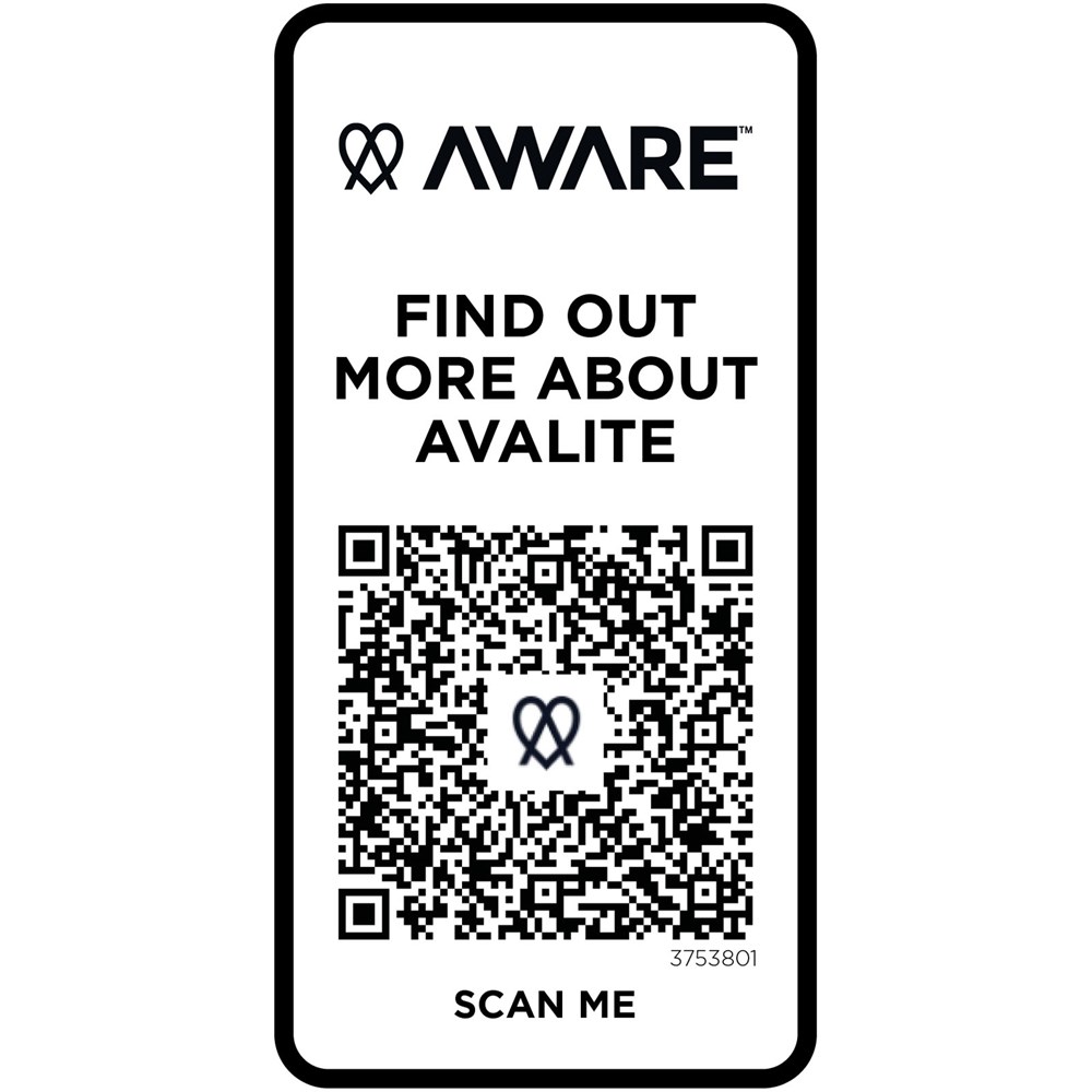 Avalite 160 g/m² kortærmet t-shirt unisex Aware™ i genvundet materiale