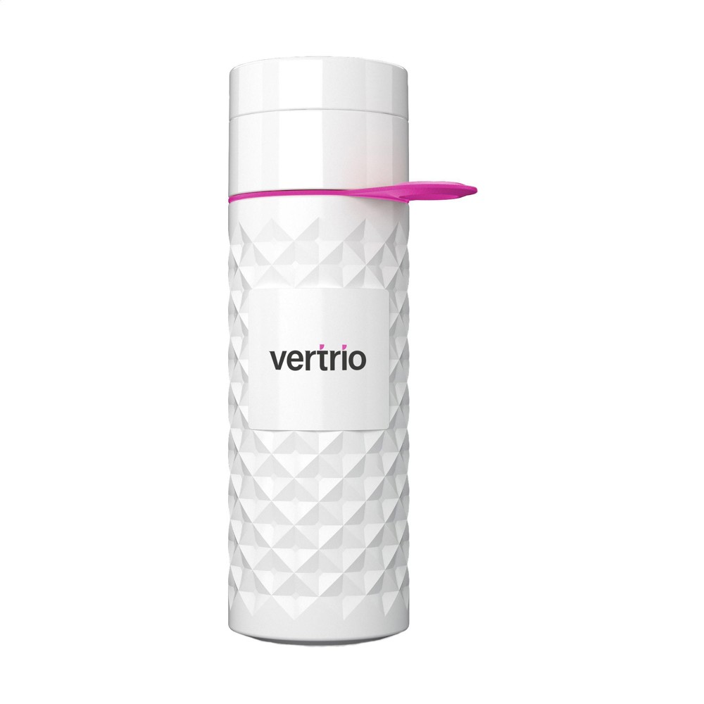 hvid/pink (± PMS 214C)