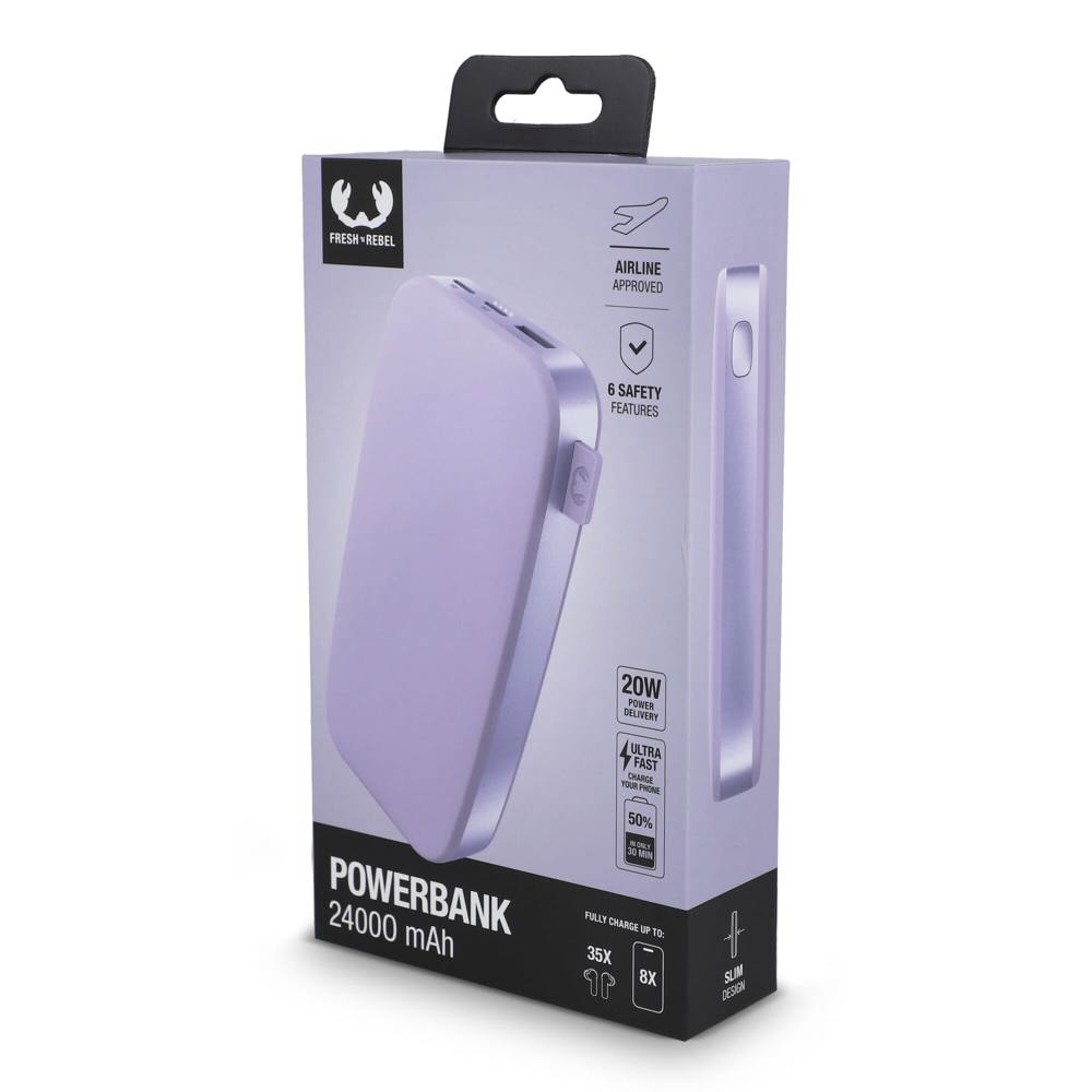 2PB24100 I Fresh 'n Rebel Powerbank 24000 mAh PD USB-C