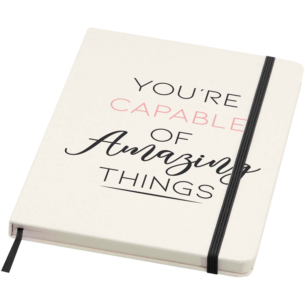Bass A5 recycled hard cover notesbog med linjerede sider