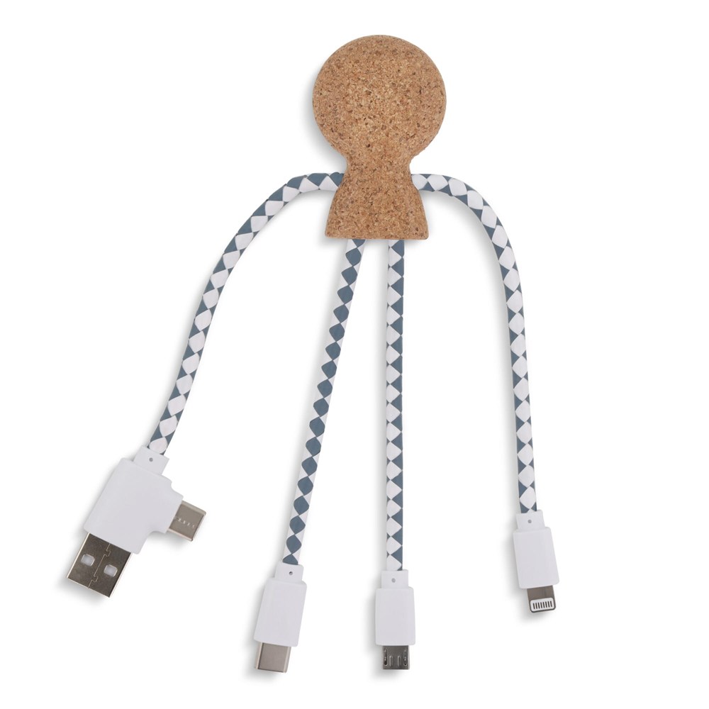 Xoopar Mr. Bio Cork Charging Cable