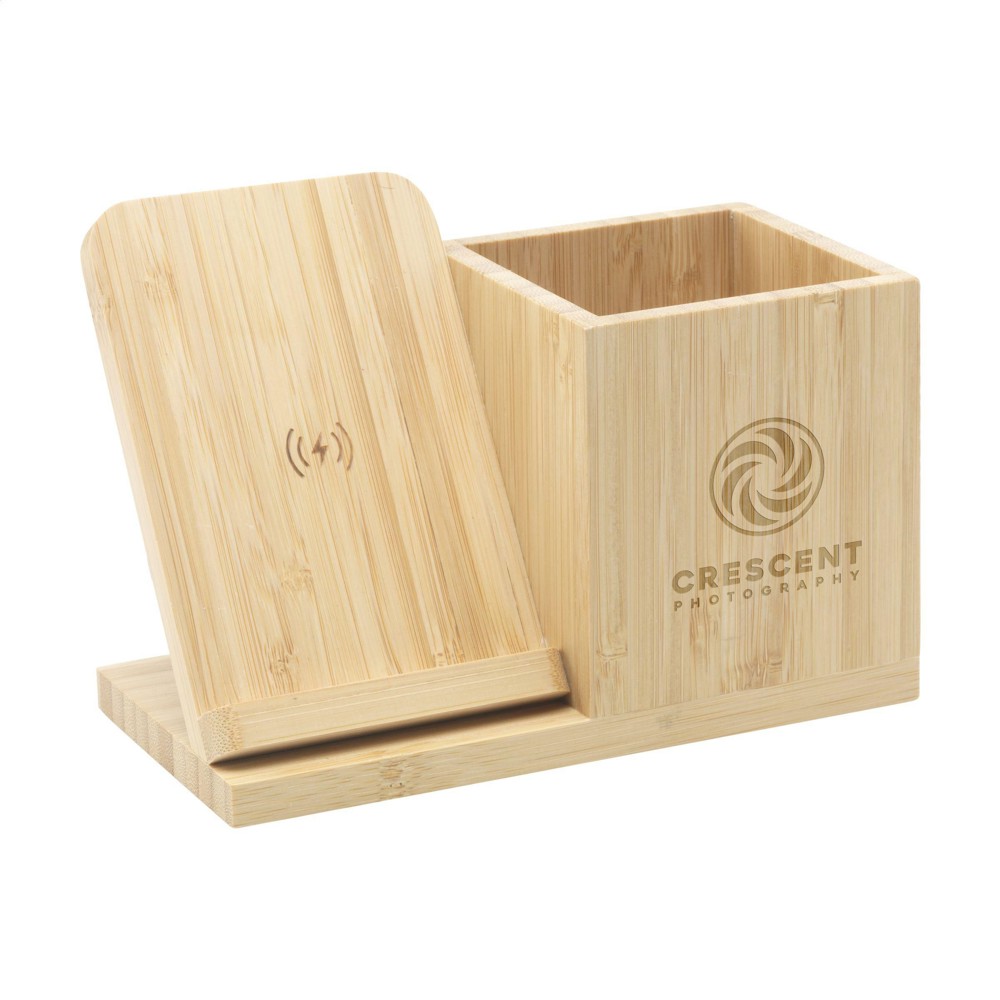 Bamboo Boss 15W oplader/penneholder