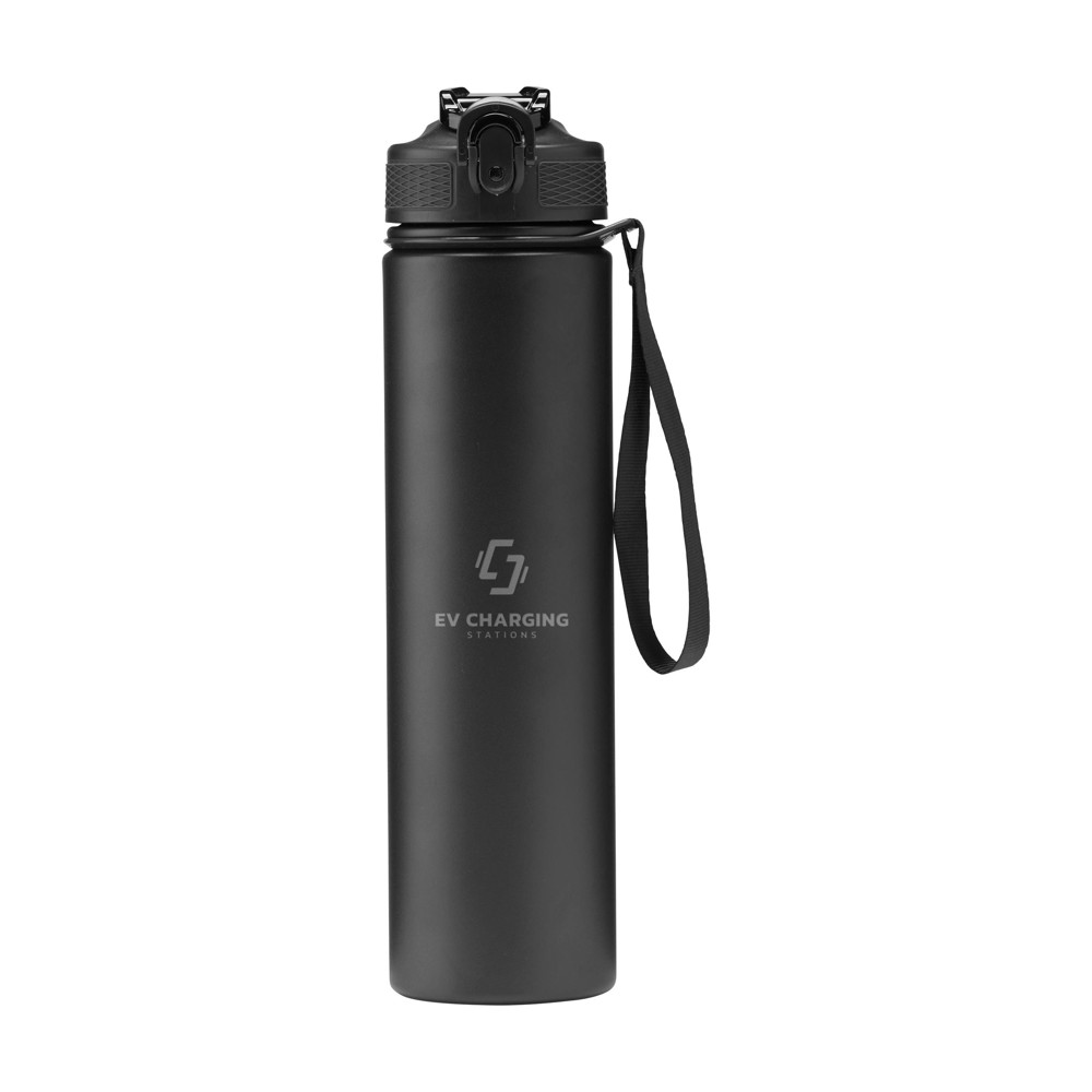 AquaSteel RCS Recycled Water Bottle 750 ml drikkeflaske - sort