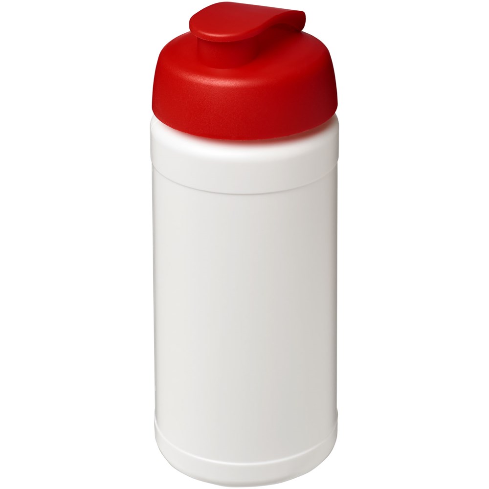 Baseline® Plus 500 ml drikkeflaske med fliplåg - Hvid, Rød