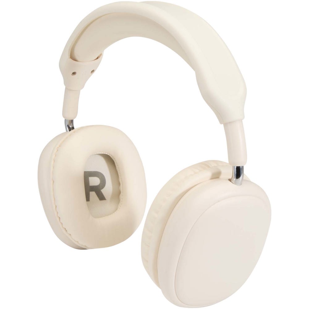 Alzir trådløst Bluetooth® over-ear-headset af genvundet plast - hvid