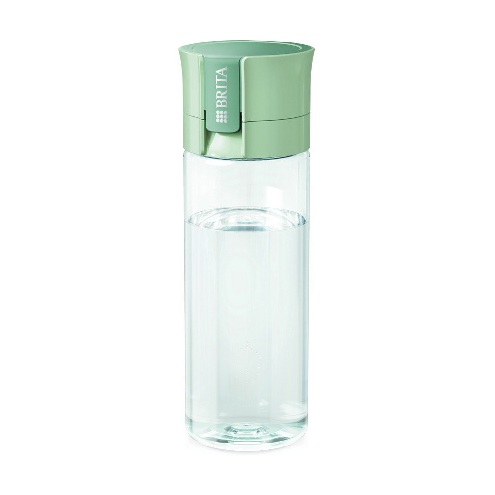 BRITA VITAL Water – filterflaske inkl. 2 filtre, 600 ml - grøn (± PMS 559)