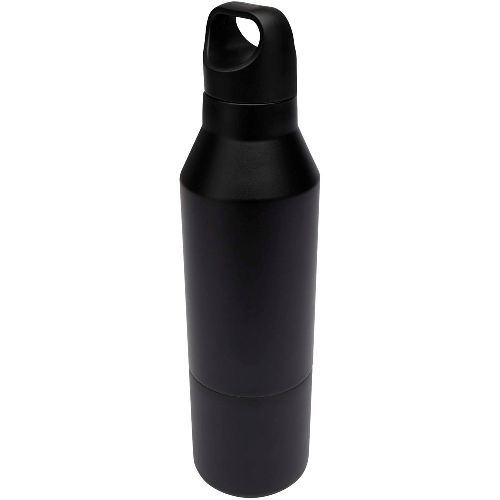 Odessy 600 ml RCS certificeret isoleret flaske med 300 ml kop i genvunden rustfrit stål