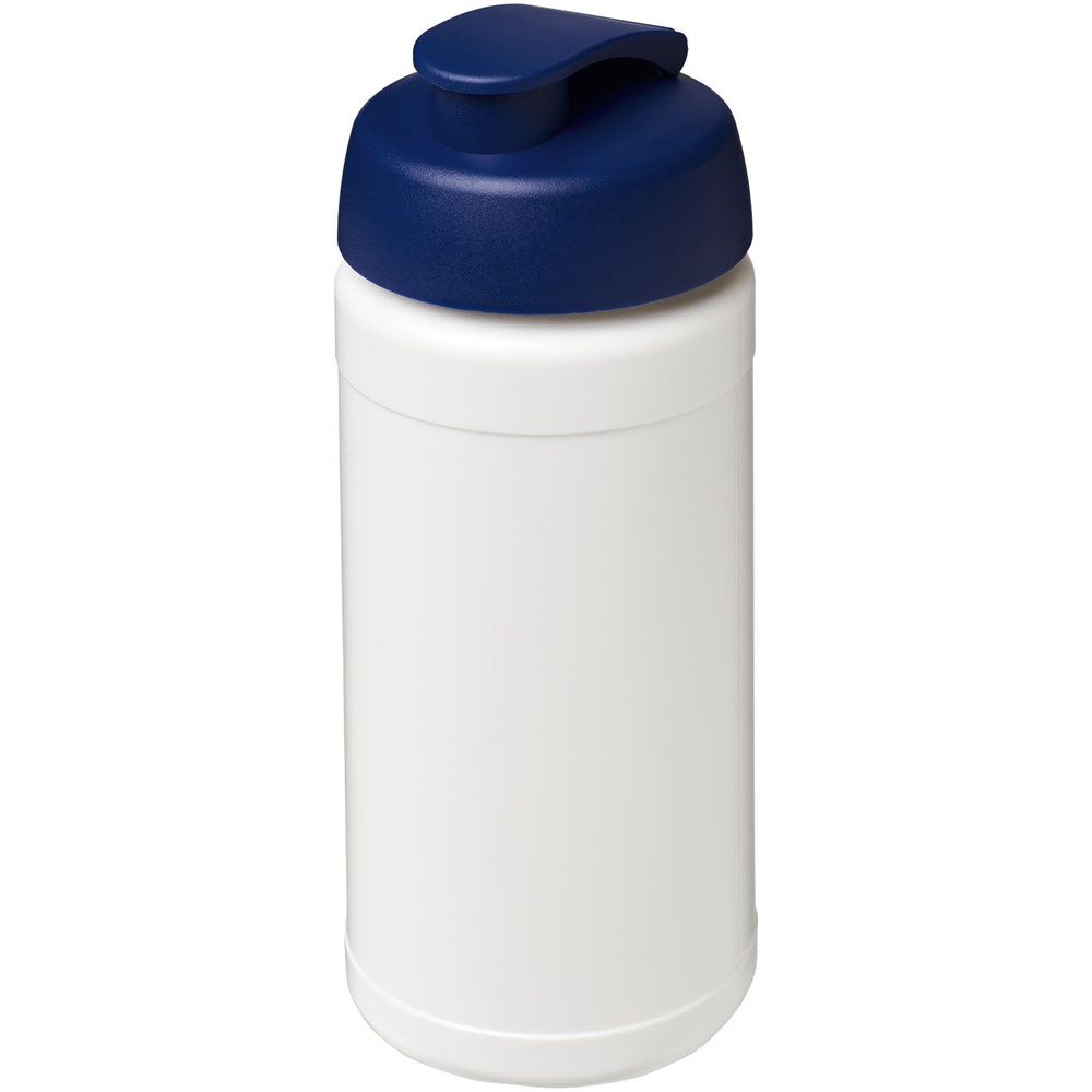 Baseline® Plus 500 ml drikkeflaske med fliplåg - Hvid, Blå