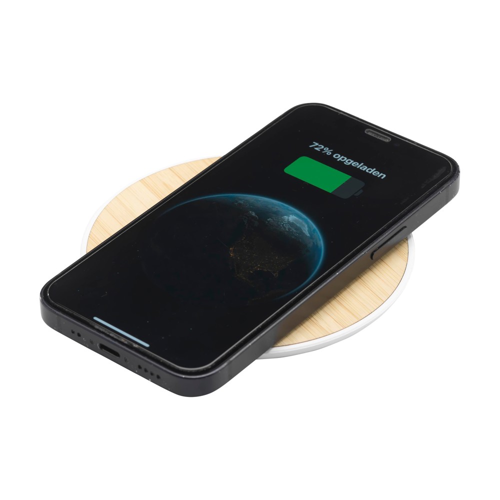 Bamboo 15W Wireless Fast Charger trådløs lynoplader