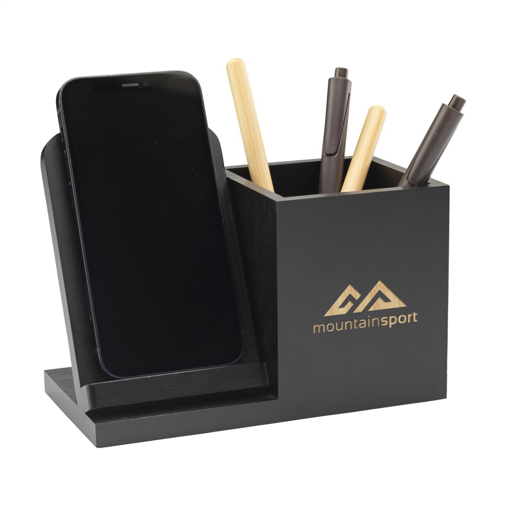 Bamboo Boss 15W oplader/penneholder